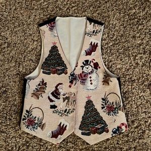 Handmade Christmas vest size small